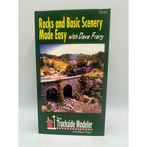 Rocks & Basic Scenery Made Easy VHS 50 Min Dave Frary Model Railroads Tutorial